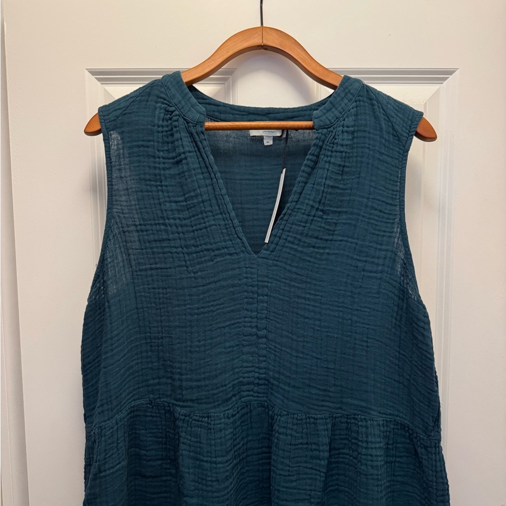 Michael Stars V-Neck Textured Dress